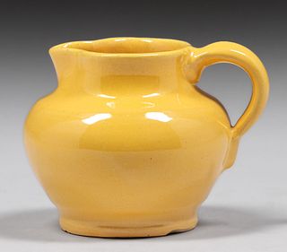 Bauer Pottery Chinese Yellow Small Pitcher c1920s