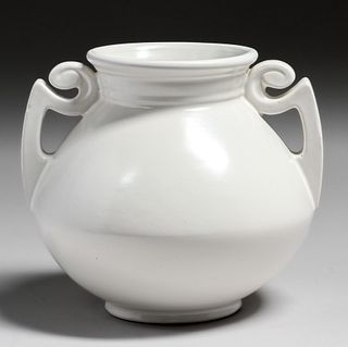 Roseville Pottery Two-Handled Vase c1920s