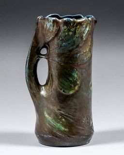Amphora RSK Iridescent Pitcher c1900s