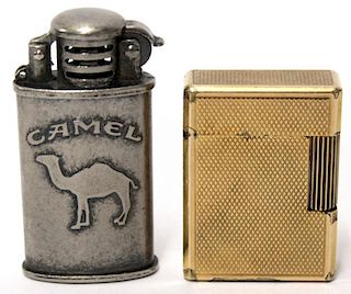 Vintage Dupont & Camel Cigarette Lighters