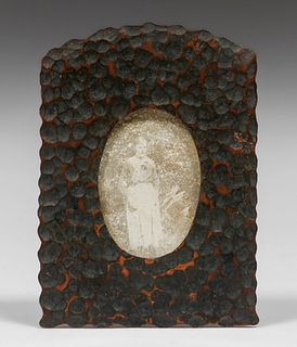 Small Hammered Copper Picture Frame c1910