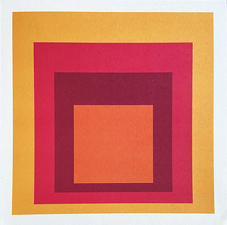 Josef Albers, 'Homage to the square' 1979 Limited edition lithograph