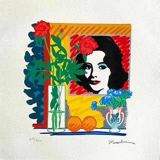 Tom Wesselmann ''Still Life with Liz -1986" limited edition lithograph