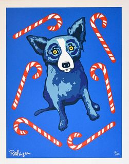 George Rodrigue Blue Dog 'Sweet Like You' Signed & numbered Silkscreen