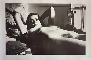 Helmut Newton 'Fiona Lewis in Los Angeles', 1976, Hand signed