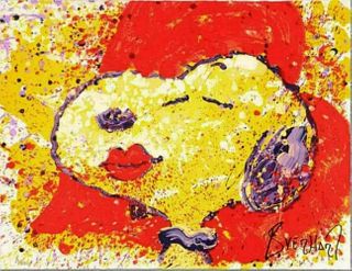 Tom Everhart, A Kiss is Just a Kiss, Lithograph Signed & numbered