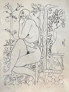 Henri Matisse, Reclining Nude litograph on Japon - 1960
