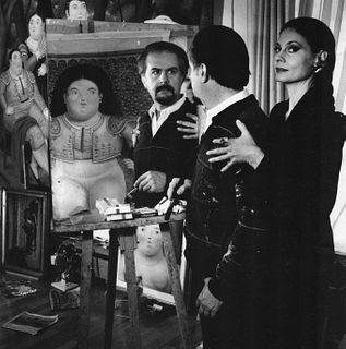 HELMUT NEWTON, Botero at His studio with Sophia Vari, Paris, 1987