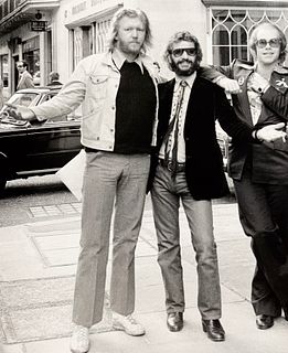 Terry O'neill, Harry Nilsson, Ringo Starr, And Elton John, London, 1975