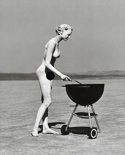 HERB RITTS - Stephanie with Barbeque, 1991