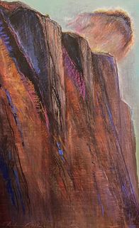 Wayne Thiebaud, Dark Rock Ridge,1969-2012