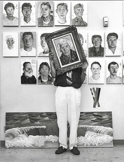 Herb Ritts - David Hockney Los Angeles, 1989