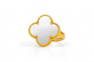 A Van Cleef & Arpels Magic Alhambra Ring