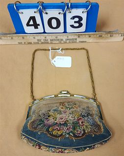 TAPESTRY PURSE 5" X 6 3/4"