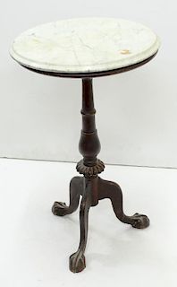 Marble Top Occasional Table/ Candle Stand
