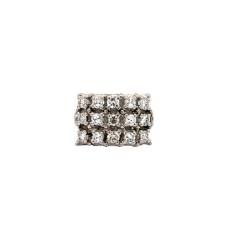 Art Deco Platinum ring with Diamonds