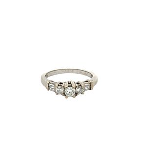 14k Gold Engagement Ring with Diamonds