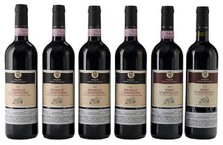 Six Bottles 2001 and 2004 Tenuta Fanti Brunello/Rosso di Montalcino