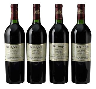 Four Bottles 1991 Beringer Vineyards Cabernet Sauvignon Chabot Vineyard