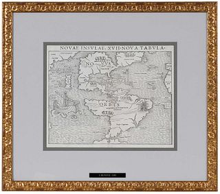 Sebastian Münster - Map of the Americas, 1540
