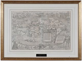 Münster/Holbein - 16th Century Map of the World