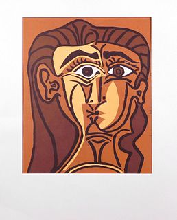 Pablo Picasso: Head of a Woman, Brown