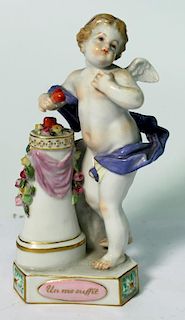 Meissen "Just Me" Porcelain Cherub Figure