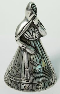 Vintage Peruvian Sterling Silver "Do-a" Bell