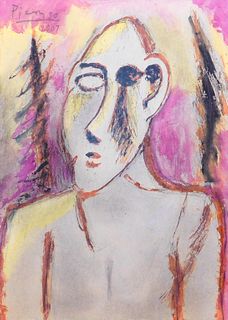 Style of Pablo Picasso: Portrait du Homme