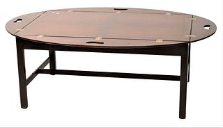 Kittinger Buffalo Butler's Style Tray Top Mahogany Coffee Table