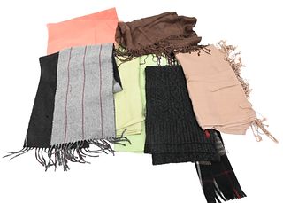 Grouping of Eight Scarves
