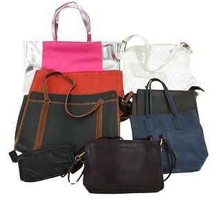 Eight Handbags/Purses