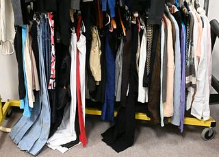 Full Rack of Women's Clothes