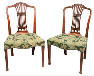 Pair of George IV Mahogany Side Chairs
