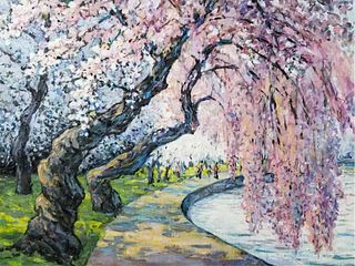 Cherry Blossoms by Maria Bablyak