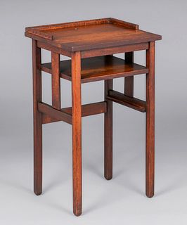 Stickley Brothers Telephone Table c1910