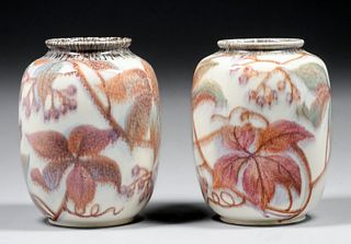 Rookwood Margaret Helen McDonald Jeweled Porcelain Vases 1934