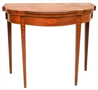 Federal Style Inlaid Games Table