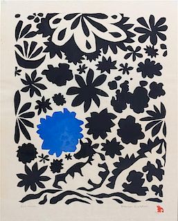 Schomer Frank Lichtner, (Wisconsin, 1905-2006), Blue Flower