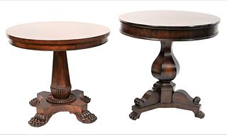 A Near Pair of Round Occasional/Side Tables