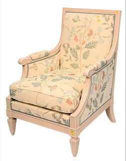 Albert Menin Interiors Custom Upholstered Club Chair