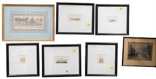 Group of Seven Etchings and Engravings