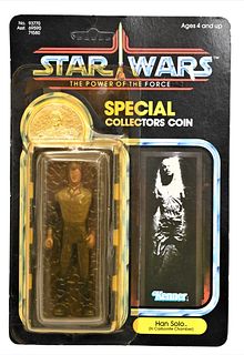 Kenner 1984 Star Wars The Power of the Force Han Solo (in Carbonite Chamber) Special Collectors Coin