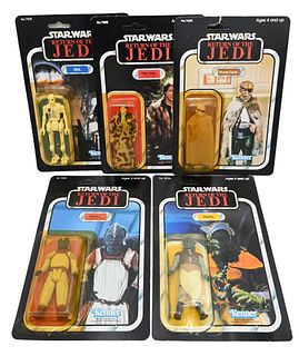 Kenner 1983 Star Wars "Return of the Jedi" Five Piece Action Figure Memorabilia Lot