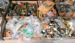 Seven Box Lots of Vintage Toys and Action Figures