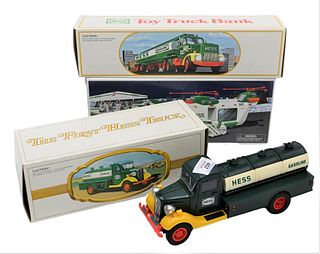Large Collection of Hess Toy Trucks