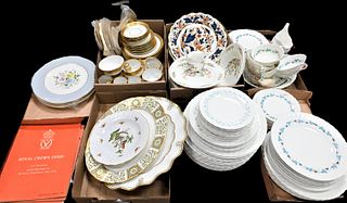 Seven Tray Lots of Porcelain China