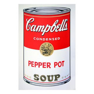Andy Warhol "Soup Can 11.51 (Pepper Pot)" Silk Screen Print from Sunday B Morning.