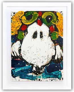Tom Everhart- Hand Pulled Original Lithograph "Ace Face"