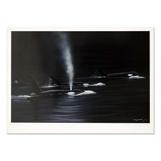 Wyland, "Ancient Orca Seas" Limited Edition Lithograph, Numbered and Hand Signed with Certificate of Authenticity.